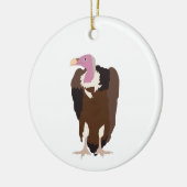 Vulture Bird-Illustration Keramik Ornament (Links)