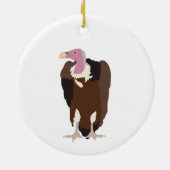 Vulture Bird-Illustration Keramik Ornament (Hinten)