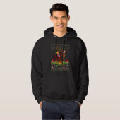 Vulture Bird Ugly Santa Riding Vulture Christmas Hoodie (Vorne ganz)
