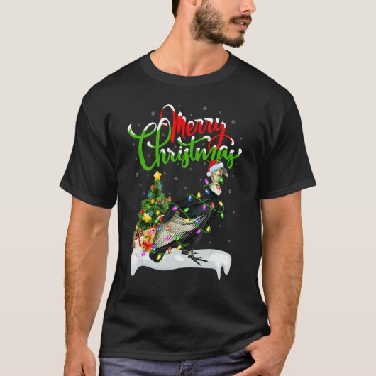 Vulture Bird  Xmas Decorations Santa Vulture Chris T-Shirt (Vorderseite)