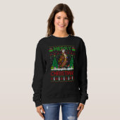 Vulture Bird  Xmas Tree Ugly Santa Vulture Christm Sweatshirt (Vorne ganz)