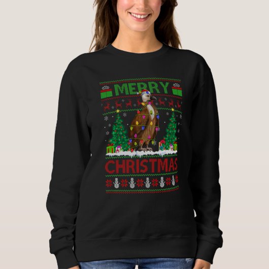 Vulture Bird  Xmas Tree Ugly Santa Vulture Christm Sweatshirt (Vorderseite)