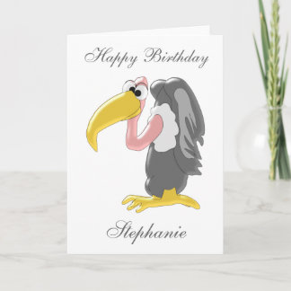 Vulture Birthday Karte