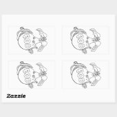 Vulture Cannonball Pick Rechteckiger Aufkleber (Blatt)