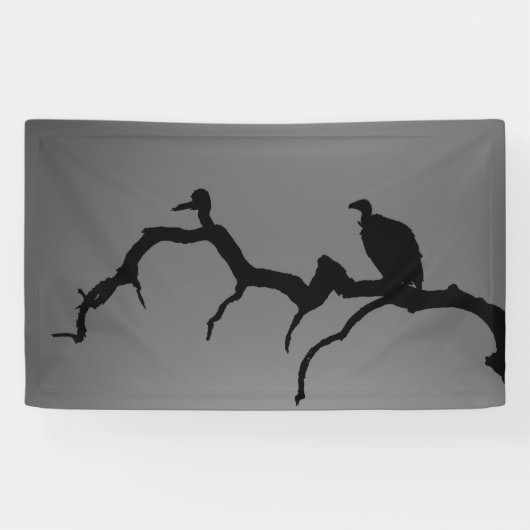 Vulture Silhouette Banner (Horizontal)