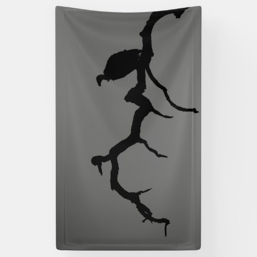 Vulture Silhouette Banner (Vertikal)