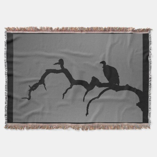 Vulture Silhouette Decke (Vorderseite)