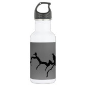 Vulture Silhouette Edelstahlflasche (Vorderseite)