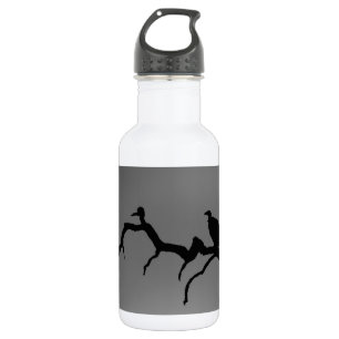 Vulture Silhouette Edelstahlflasche