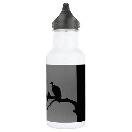 Vulture Silhouette Edelstahlflasche (Rechts)