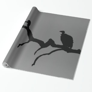 Vulture Silhouette Geschenkpapier