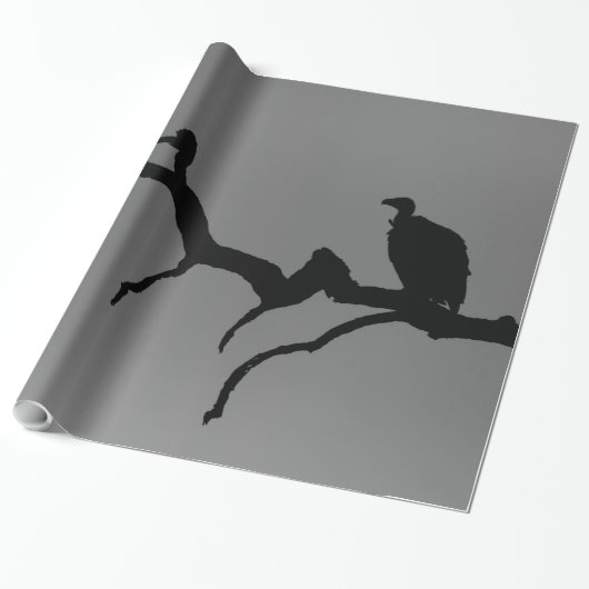 Vulture Silhouette Geschenkpapier (Ungerollt)