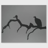 Vulture Silhouette Geschenkpapier (Flach)