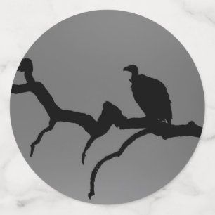 Vulture Silhouette Konfetti