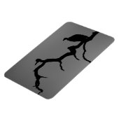 Vulture Silhouette Magnet (Linke Seite)