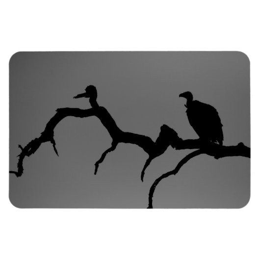 Vulture Silhouette Magnet (Horizontal)
