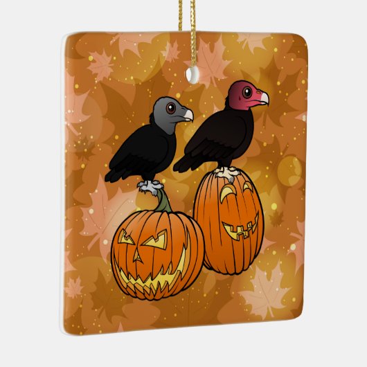 Vultures Celebrate Halloween! Keramikornament (Rechts)