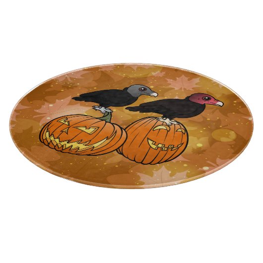 Vultures Celebrate Halloween! Schneidebrett (Ecke)
