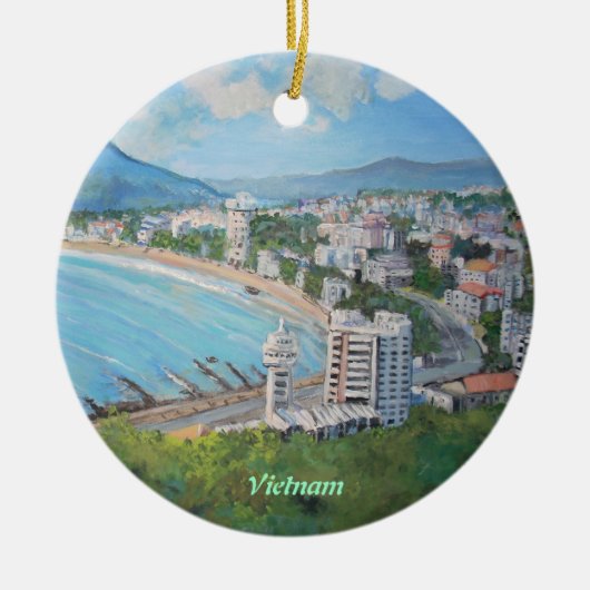 Vung Tau Verzierung Keramikornament (Vorne)