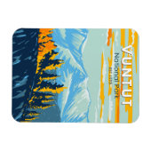 Vuntut National Park Canada Travel Art Vintag Magnet (Horizontal)