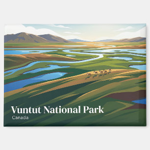 Vuntut-Nationalpark Kanada Magnet