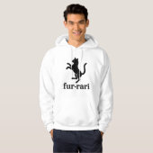 Vur-rari Cat Logo Parody Design Hoodie (Vorne ganz)