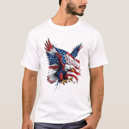 Vushii American Eagle Freedom Graphic Tee