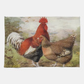 Vute Country Bauernhof Dachdecker Hühnchen Küchent Geschirrtuch (Horizontal)