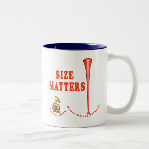 Vuvuzela Größen-Angelegenheits-lustiger T-Shirt Zweifarbige Tasse