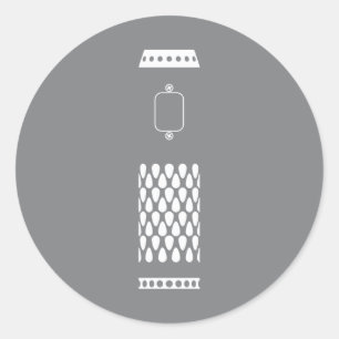 VV wie ein Pro Runder Aufkleber