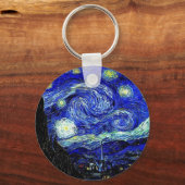 vVan Gogh Starry Night Fine Art Schlüsselanhänger (Vorderseite)