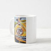 VW Bug Painting - Gift for VW Bug Lovers Kaffeetasse (Vorderseite Links)