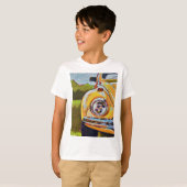 VW Bug Painting - Gift for VW Bug Lovers T-Shirt (Vorne ganz)