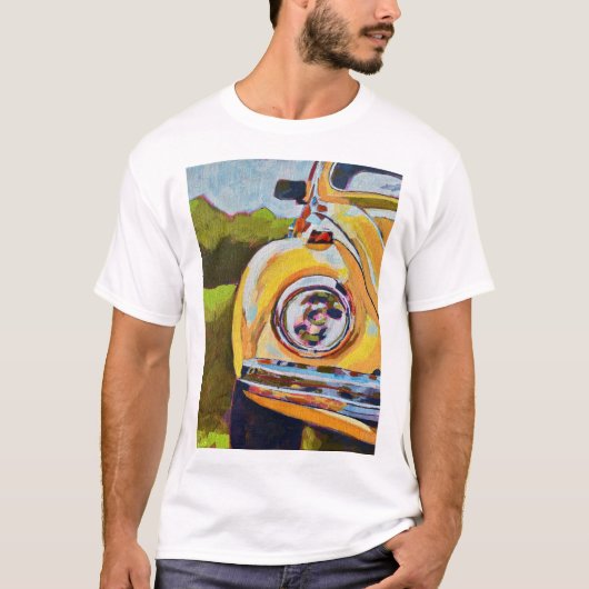 VW Bug Painting - Gift for VW Bug Lovers T-Shirt (Vorderseite)