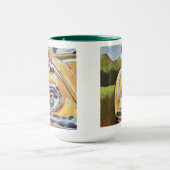 VW Bug Painting - Gift for VW Bug Lovers Tasse (Zentrum)