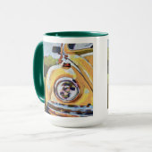 VW Bug Painting - Gift for VW Bug Lovers Tasse (Vorderseite Links)