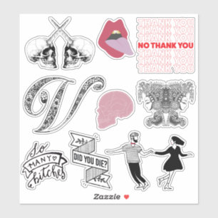 VW-CHIC-ICONS-STICKER AUFKLEBER