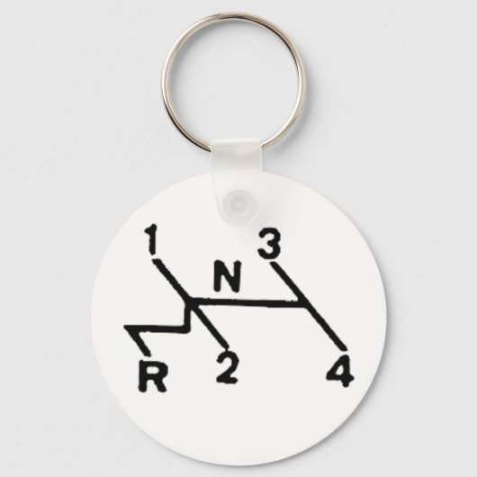 VW SHIFT PATERN SCHLÜSSELANHÄNGER (Vorderseite)