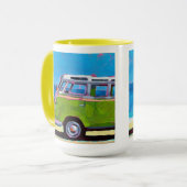 VW Van Painting - Gift for VW Lovers Tasse (Vorderseite Links)