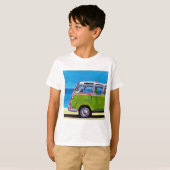 VW Van Painting - Gift for VW Van Enthusiasts T-Shirt (Vorne ganz)