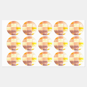 Vwndretti Yellow Soft Colors Etiketten