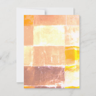 Vwndretti Yellow Soft Colors Postkarte