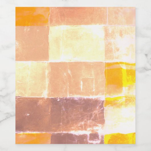 Vwndretti Yellow Soft Colors Weinetikett (Einzelnes Label)