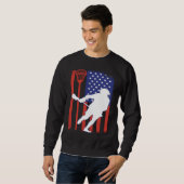VXL Lacrosse Stick Intercrosse Team Sport American Sweatshirt (Vorne ganz)
