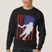 VXL Lacrosse Stick Intercrosse Team Sport American Sweatshirt (Vorderseite)