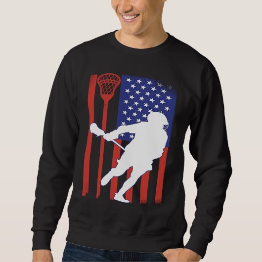 VXL Lacrosse Stick Intercrosse Team Sport American Sweatshirt (Vorderseite)