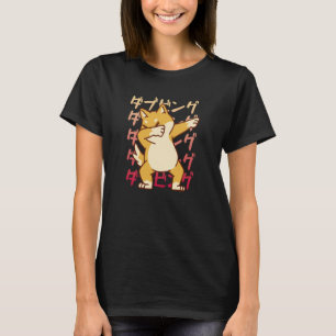 VXL Shiba Inu Uni Hund Tanz Dabbed Lächeln Bewegun T-Shirt