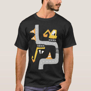VXLS Baulastwagen Bagger Betonmischer D T-Shirt