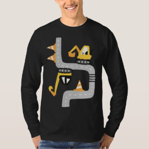 VXLS Baulastwagen Bagger Betonmischer D T-Shirt