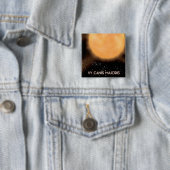 VY Canis Majoris Sun Weltraumkunstposter. Button (Beispiel)